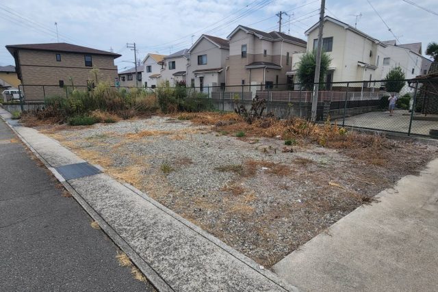 山電別府駅徒歩4分の売土地